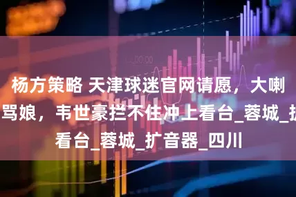 杨方策略 天津球迷官网请愿，大喇叭爆粗直接骂娘，韦世豪拦不住冲上看台_蓉城_扩音器_四川