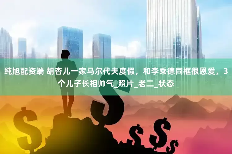 纯旭配资端 胡杏儿一家马尔代夫度假，和李乘德同框很恩爱，3个儿子长相帅气_照片_老二_状态